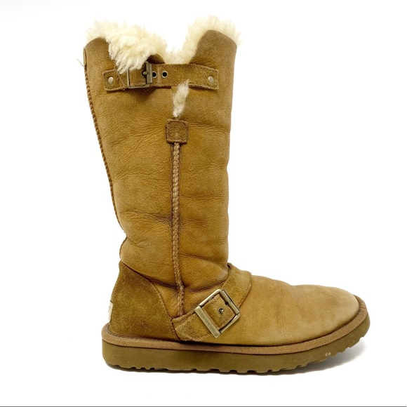 UGG Shoes - UGG | Dylyn Tall Chestnut Shearling Boots Size 8